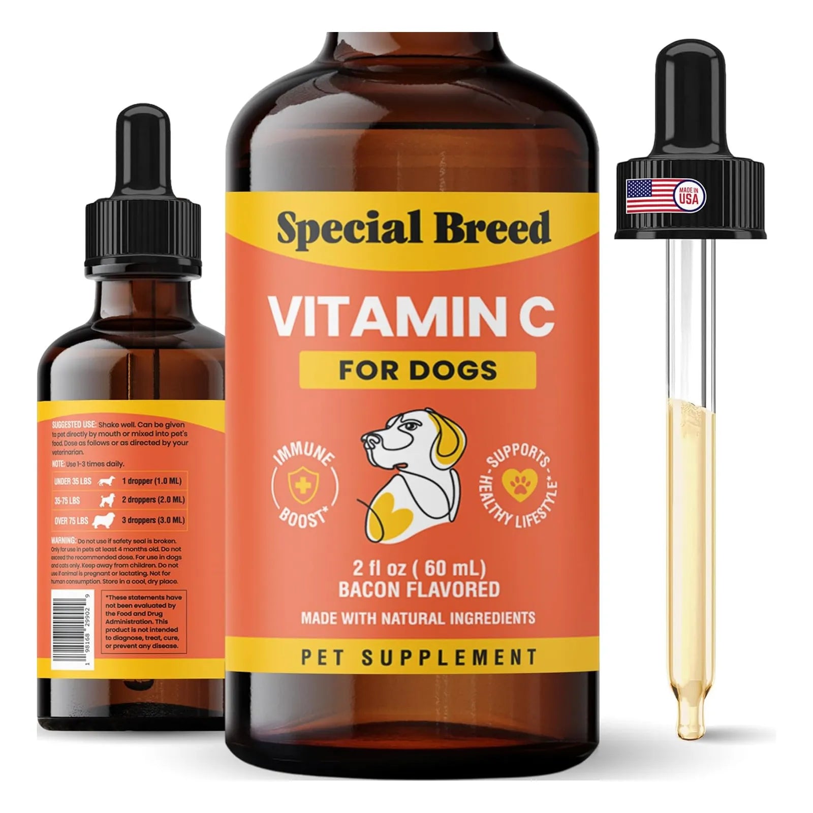 Vitamina C Liquida Para Perros Sabor Tocino Refuerzo Inmunologico 2 On vitamina-c-liquida-para-perros-sabor-tocino-refuerzo-inmunologico-2-on