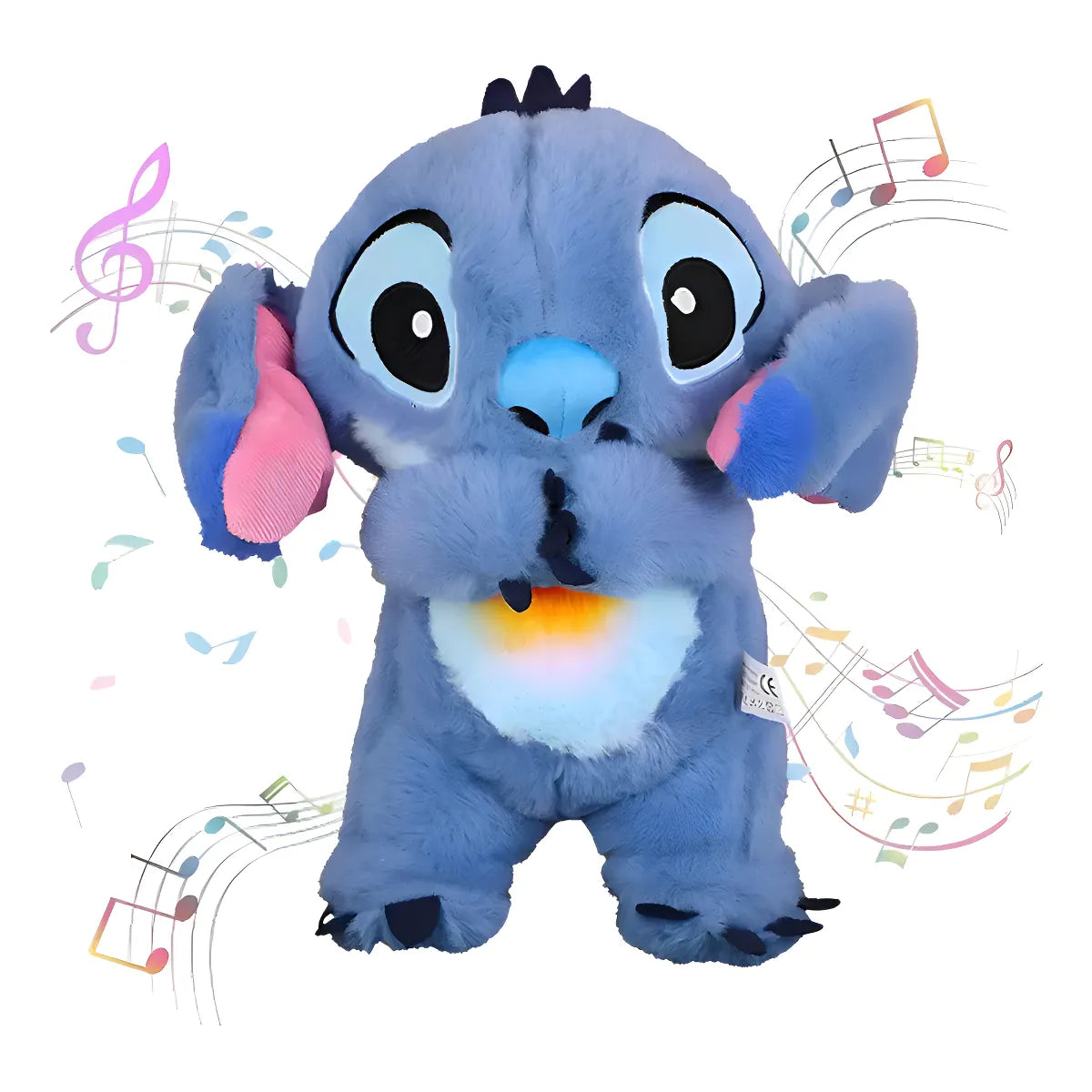 Peluche Que Respira De 30 Cm, Oso Antiestrés Con Luz Y Música Para Aliviar La Ansiedad