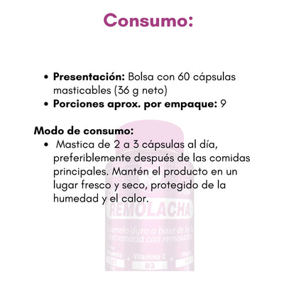 Remolacha Extracto Capsulas Oxido Nítrico Energía Natural Sin Sabor - Imagen 10