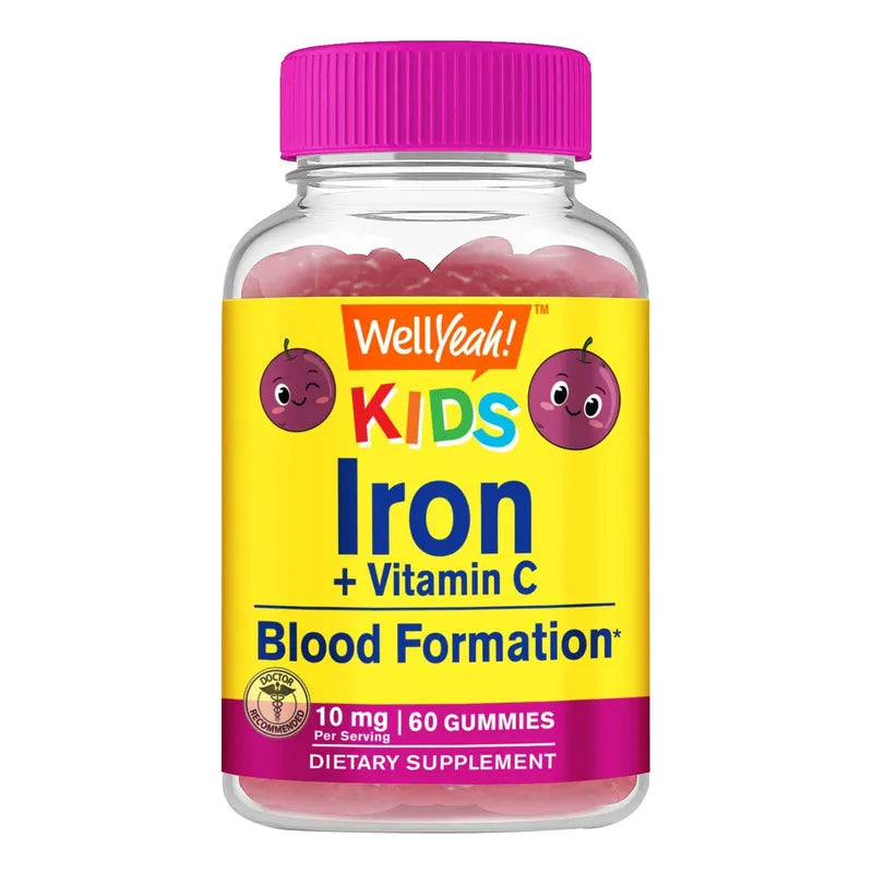 Gomitas Hierro Vitamina C Infantil Anemia Suplemento De Uva 60 Piezas ...