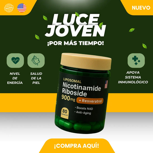 Nad+ Resveratrol Original Anti Envejecimiento,ActiveLife, Mejora Vitalidad Y Energía