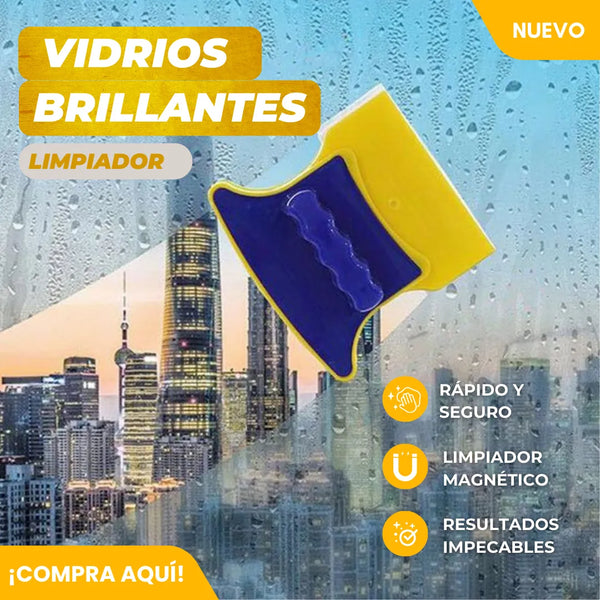 Limpiador Vidrios Imán Magnético Limpia Ventanas Rápido Seguro