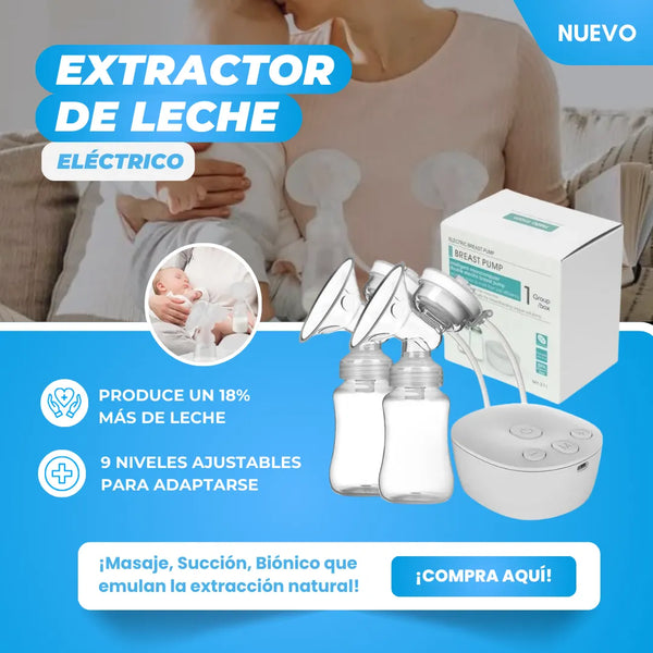 Extractor De Leche Electrico Doble Portatil Seguro Y Eficiente