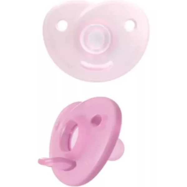 Chupete Avent Soothie Heart 0-3 Meses Silicona Hospitalaria