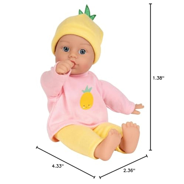 Muñeca Adora Sweet Baby Pineapple 28 Cm Lavable Ideal Para Niños Desde 1 Año - Imagen 7