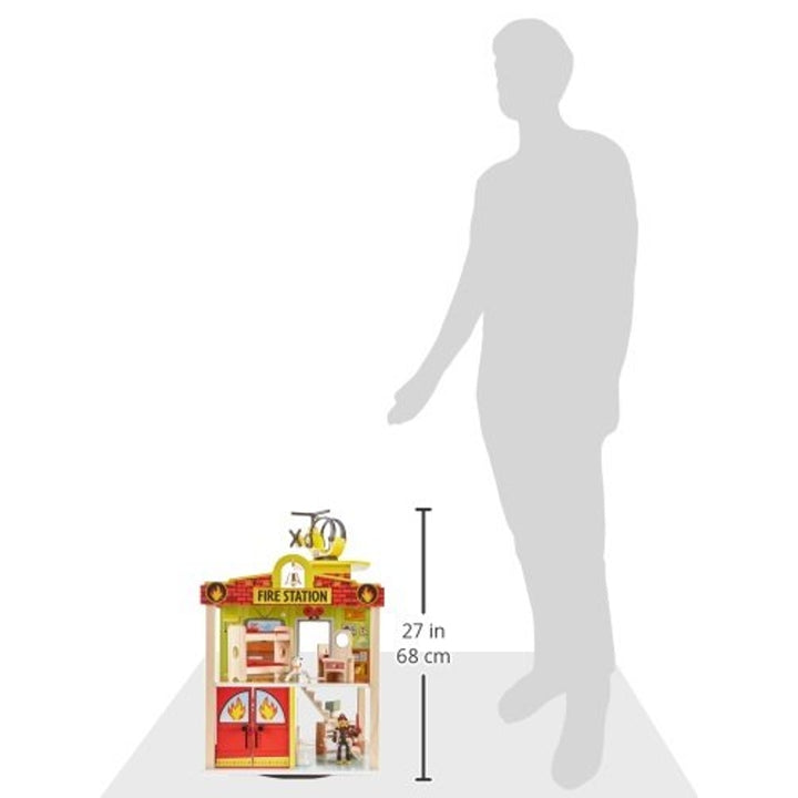 Juego De Estación De Bomberos Para Niños Kidkraft Con Figuras Flexibles Y Camión De Bomberos - Imagen 3