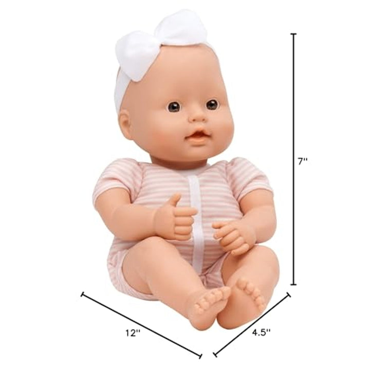 Muñeca Bebé 30 Cm Suave con Accesorios Bañera y Libro Battat Baby Sweetheart - Imagen 3