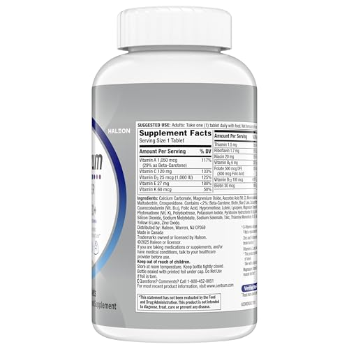 Multivitaminico Centrum Silver Men 50 Plus Salud Integral Y Memoria - Imagen 14