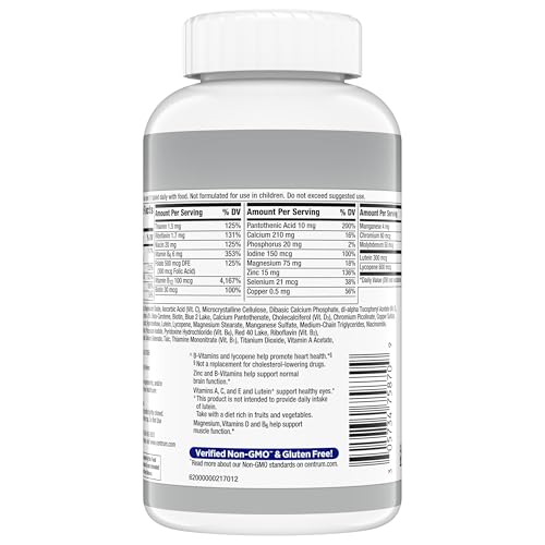 Multivitaminico Centrum Silver Men 50 Plus Salud Integral Y Memoria - Imagen 13