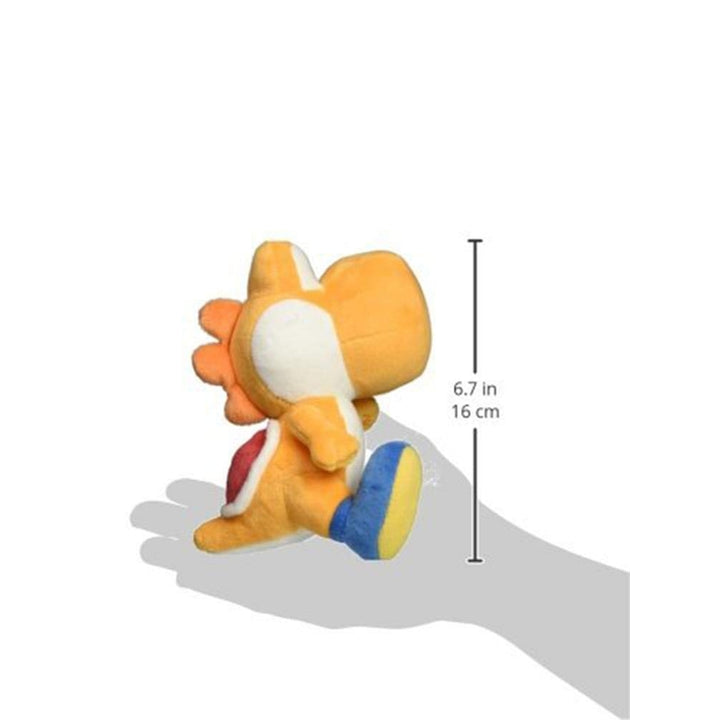 Peluche Yoshi Naranja Super Mario All Star Collection 7 Pulgadas Ideal para Colección - Imagen 2