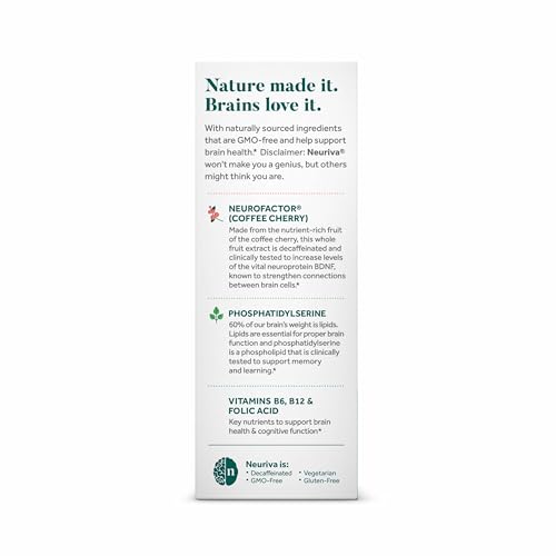 Neuriva Nootropic Brain Suplemento Plus Mejora Memoria Y Concentracion - Imagen 11