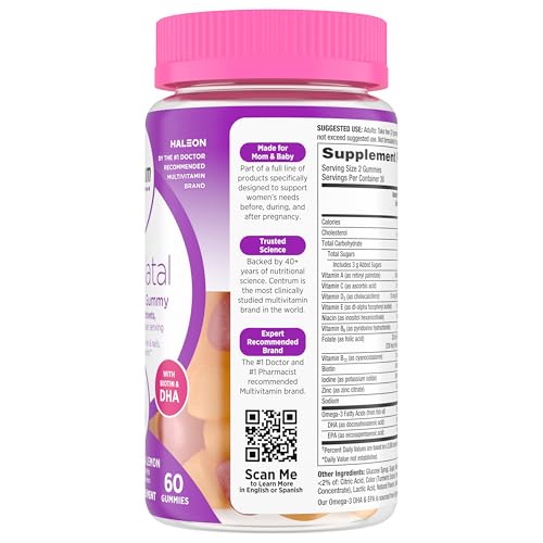 Gomitas Multivitamínicas Posnatales Dha Bayas Y Limón 60 Unidades - Imagen 12