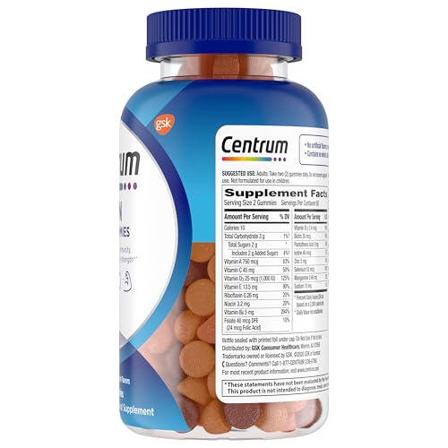Centrum Multivitaminico Multimineral MultiGummies Para Hombre 170 Gomitas - Imagen 13