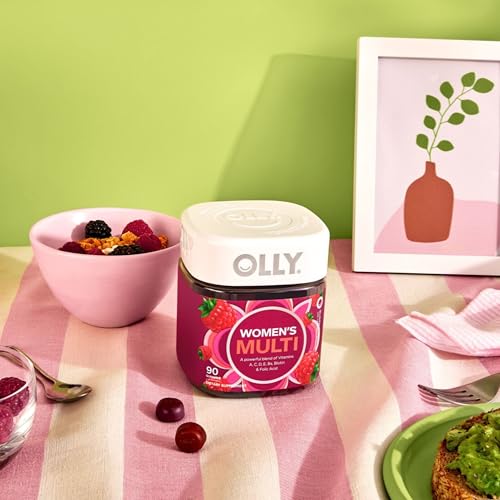 OLLY Women's Vitaminas Multivitamínicas A D C E Biotina Ácido Fólico 90 Gomitas - Imagen 9