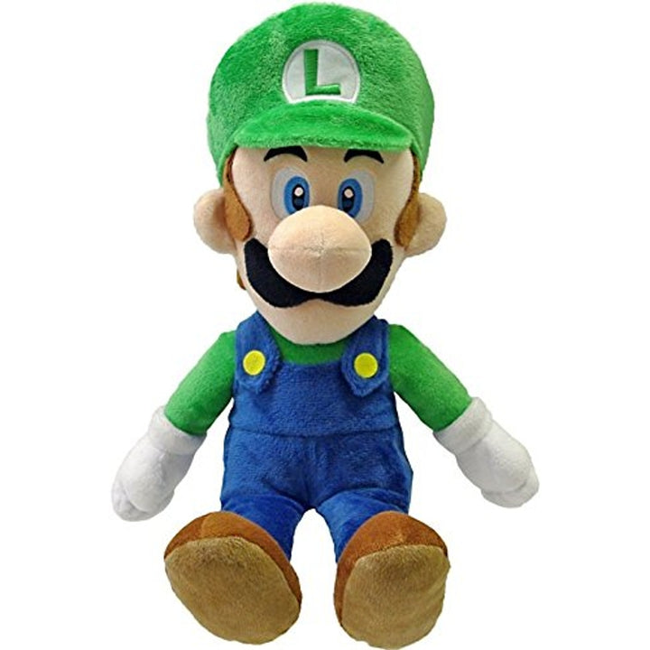 Peluche Mediano Luigi 15 Pulgadas Super Mario Colección All Star Multicolor - Imagen 2