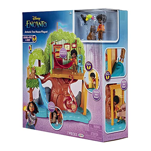 Juego Casa Del Árbol De Antonio Encanto De Disney Con Muñeca Y Mascota Café - Imagen 10