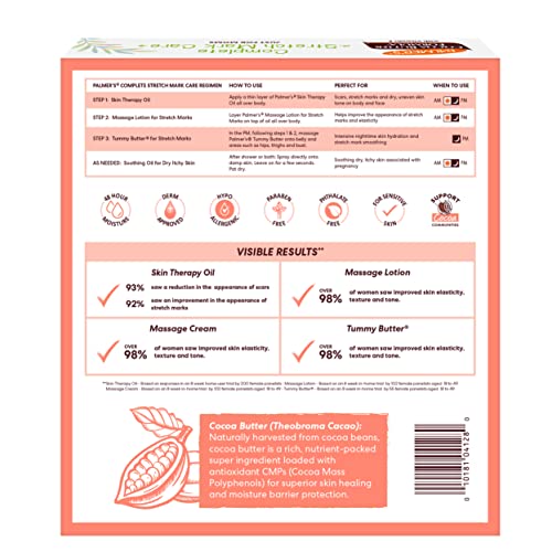 Set Palmer Anti Estrias Embarazo Importado Desde Usa Producto Original - Imagen 3