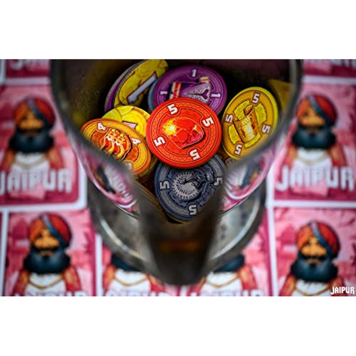 Juego de Cartas Jaipur Space Cowboy Para 2 Jugadores Estrategia Fácil y Rápida - Imagen 12