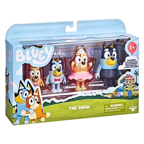 Set De Figuras Bluey Y Su Familia 4 Figuras Articuladas Bingo - Imagen 7