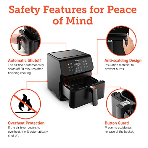 Air Fryer Cosori De 5.8 Litros 12 En 1 Cocina Rápida Y Saludable - Imagen 9