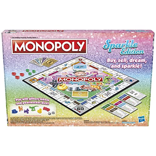 Juego De Mesa Monopoly Sparkle Edition Exclusivo Amazon - Imagen 16