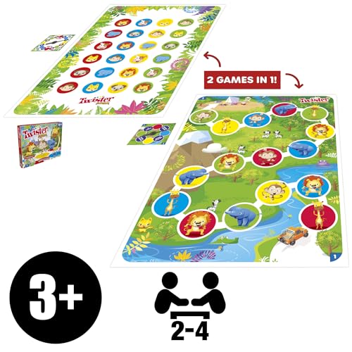 Juego Infantil Twister Junior Animal Adventure Dos Juegos En Uno - Imagen 16
