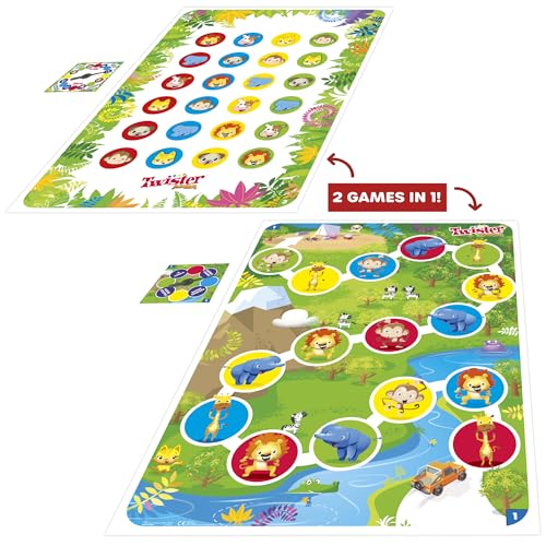 Juego Infantil Twister Junior Animal Adventure Dos Juegos En Uno - Imagen 15