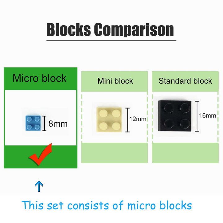 Juego De Bloques Castillo De Hadas 5297 Piezas Construcción De Micro Ladrillos - Imagen 7