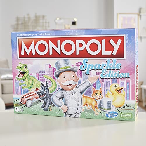 Juego De Mesa Monopoly Sparkle Edition Exclusivo Amazon - Imagen 14