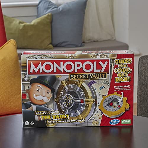 Monopoly Secret Vault Juego De Mesa Para Niños De 8 Años Adelante - Imagen 15
