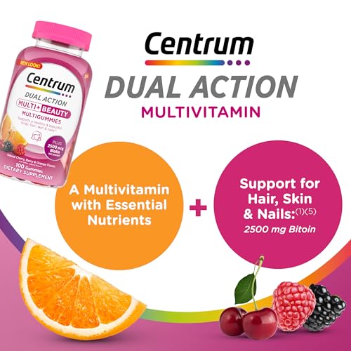 Suplemento Multivitamínico Centrum MultiGummies Multi+ Beauty - 100 Gomitas - Imagen 11