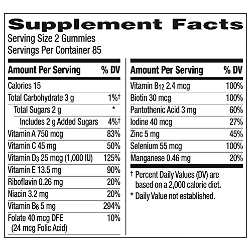 Centrum Multivitaminico Multimineral MultiGummies Para Hombre 170 Gomitas - Imagen 15