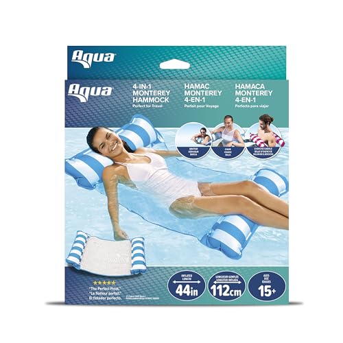 Aqua Hamaca Flotador Inflable 4 en 1 Monterey Piscina y Lago Confortable y Resistente - Imagen 2