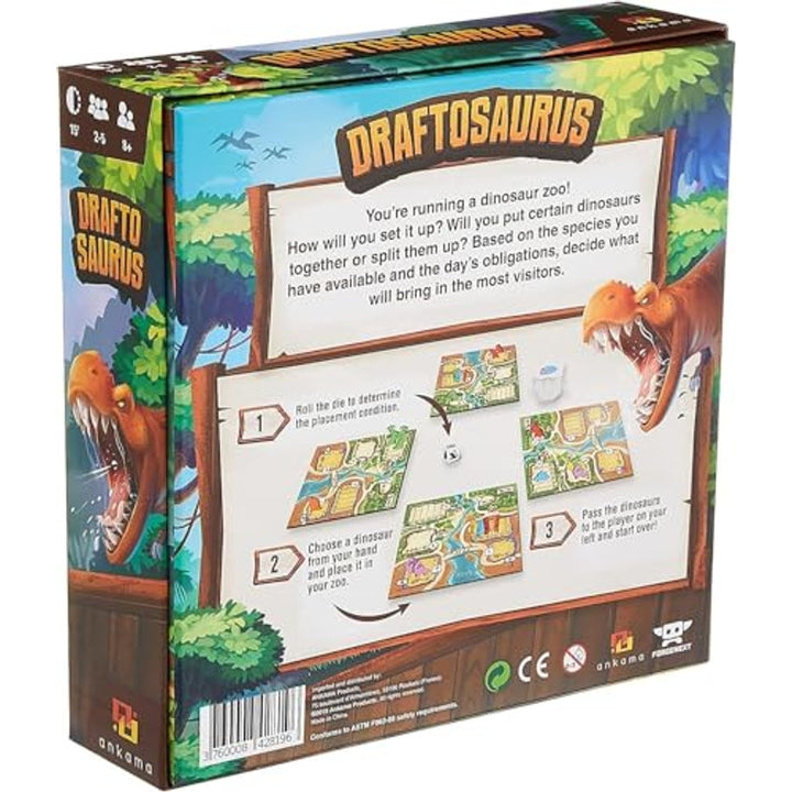 Juego De Mesa Draftosaurio Construye Tu Parque De Dinosaurios - Imagen 3