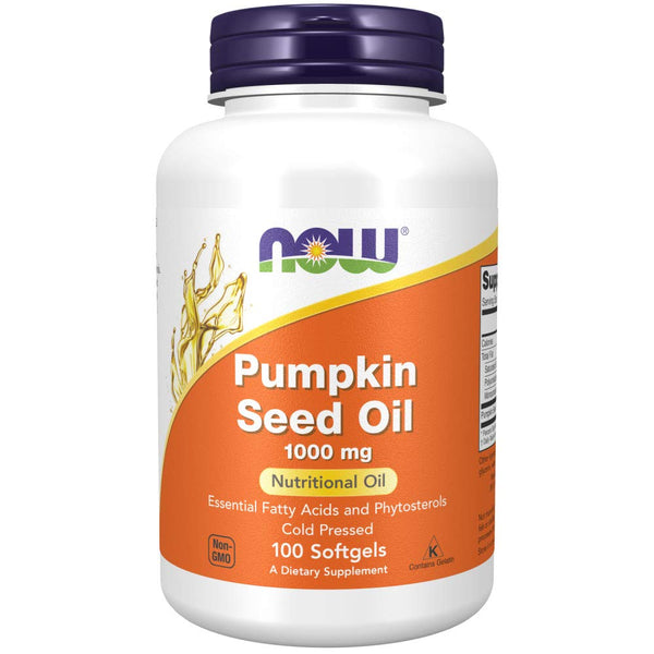 Aceite De Semillas De Calabaza Now Foods 1000 Mg Cápsulas Alta Calidad - Imagen 1