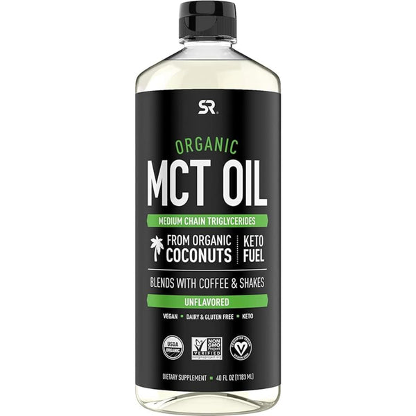 Aceite Mct Puro 100 De Sports Research Ideal Para Dieta Cetogenica