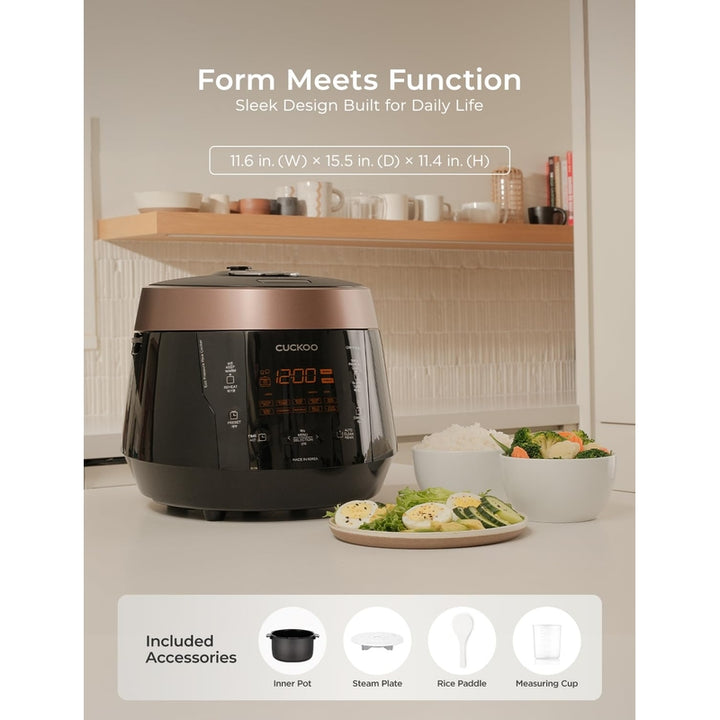Arrocera Cuckoo CRP-P1009SB 2.5L 12 Programas Cocina Hasta 20 Tazas - Imagen 6