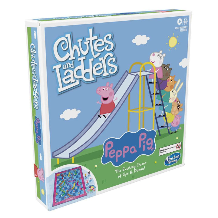 Hasbro Gaming Chutes And Ladders Peppa Pig Juego De Mesa Educativo Infantil - Imagen 1