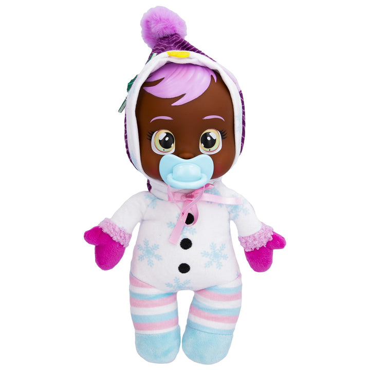 Muñeca Cry Babies Tiny Cuddles Holly 23 Cm Lágrimas Reales Navideña - Imagen 1