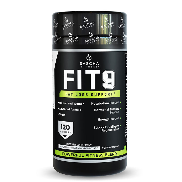 Fit 9 Sascha Fitness Suplemento Para Pérdida De Grasa Natural Y Equilibrio Hormonal - Imagen 1