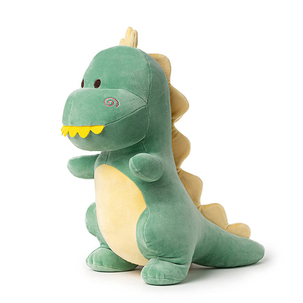 Dinosaurio Peluche Animal 12 Lindo T Rex Con Corona Y Dientes Moviles - Imagen 1