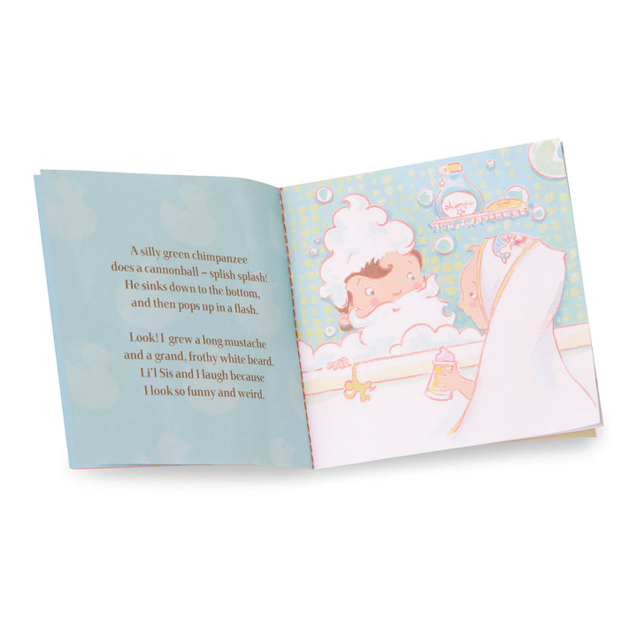 Muñeca Bebé 30 Cm Suave con Accesorios Bañera y Libro Battat Baby Sweetheart - Imagen 6