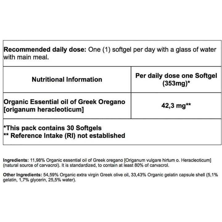 Aceite De Oregano Griego Probioticos Y Enzimas 30 Cap - Imagen 6