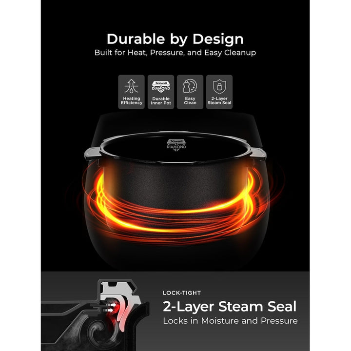 Arrocera Cuckoo CRP-P1009SB 2.5L 12 Programas Cocina Hasta 20 Tazas - Imagen 5