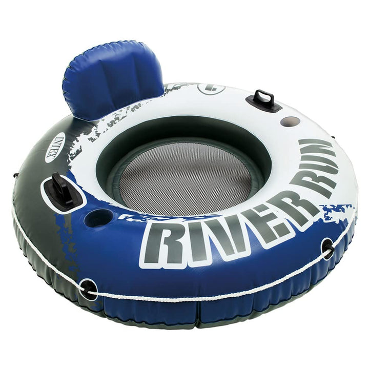 Intex River Run II Flotador Inflable Para 2 Personas Con Enfriador Y Portavasos - Imagen 1