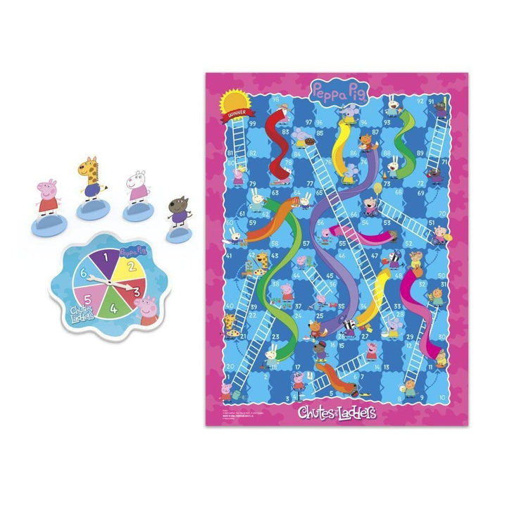 Hasbro Gaming Chutes And Ladders Peppa Pig Juego De Mesa Educativo Infantil - Imagen 2