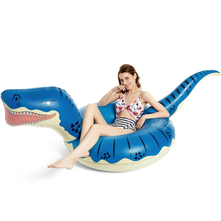 Flotador Inflable Dinosaurio T-Rex Jasonwell para Niños y Adultos Piscina Playa - Imagen 4