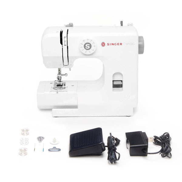 Singer Maquina De Coser Recta M1000 Portable Blanca Ideal Para Principiantes - Imagen 1