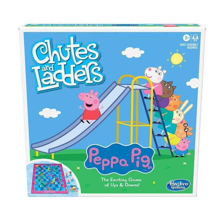 Hasbro Gaming Chutes And Ladders Peppa Pig Juego De Mesa Educativo Infantil - Imagen 8