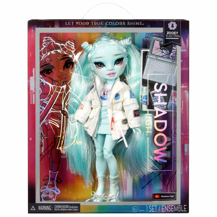 Muñeca De Moda Zooey Electra Rainbow High Con Accesorios Creativos Y Estilo Único - Imagen 4